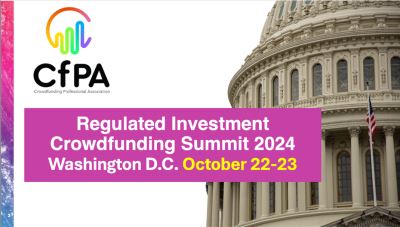 CfPA Regulated Investment Crowdfunding and Leadership Summit 2024 - Detailed Agenda