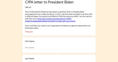 CfPA letter to President Biden