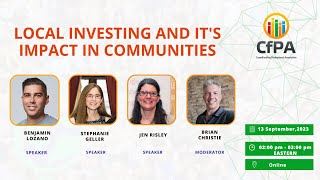 [Video] CfPA Webinar: Local Investing and Its Impact in Communities