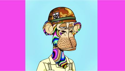 Psychedelic Safari Bored Ape NFT for Sale (proceeds to charity)